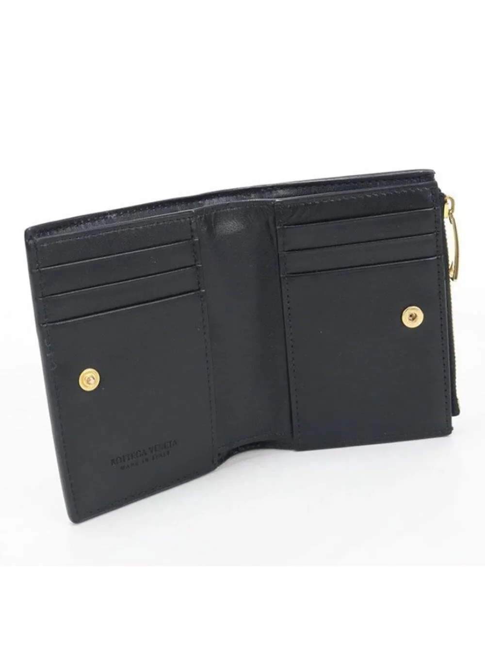 Bottega Veneta Small Bifold Wallet Cassette Lambskin